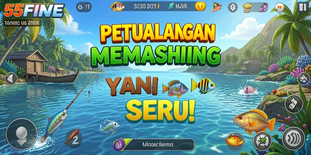 Tangkapan ikan besar dalam permainan 55FIVE yang mengasyikkan.