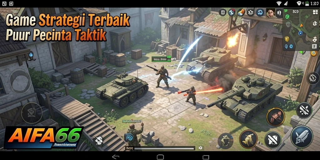 Tampilan gameplay AIFA66 yang mendebarkan dan menantang.