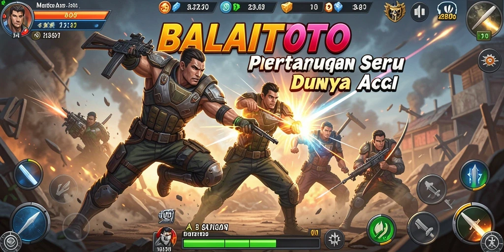 Tampilan gameplay seru dan dinamis di BALAITOTO.