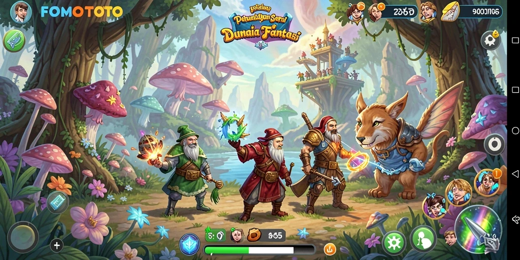 Gameplay FOMOTOTO yang menarik dan penuh petualangan.