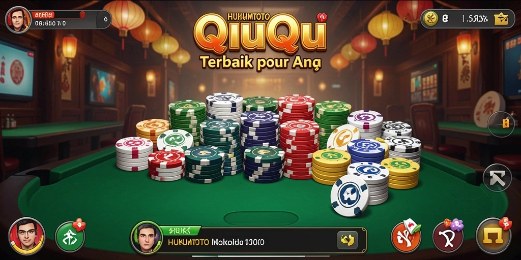 Screenshot gameplay QiuQiu HUKUMTOTO yang menarik dan seru.