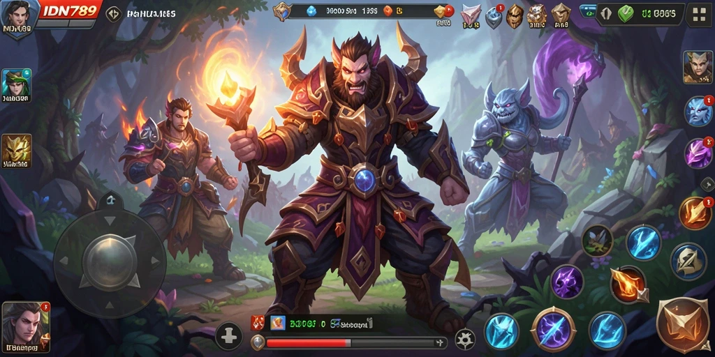Tampilan gameplay seru di IDN789 dengan aksi bertarung yang intens.