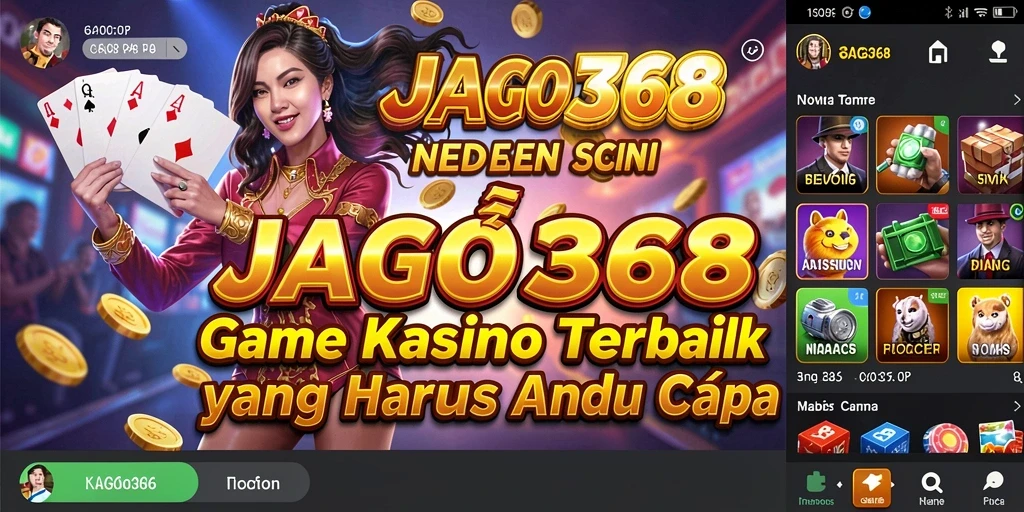Tampilan menarik dari permainan Kasino di JAGO368.