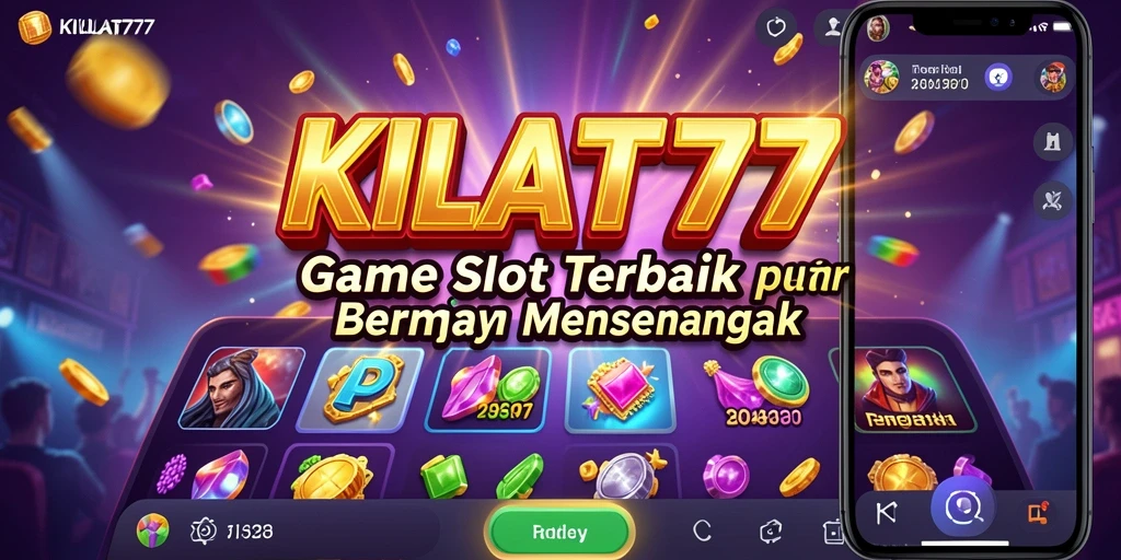 Tampilan gameplay KILAT777 dengan gulungan slot yang menarik.