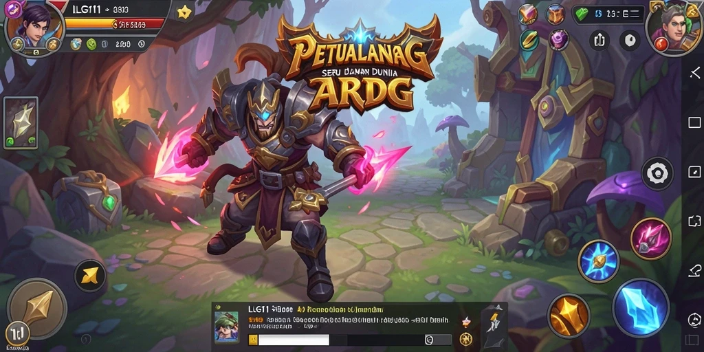 Tampilan gameplay seru yang menampilkan pertempuran dan eksplorasi di dunia ARPG.