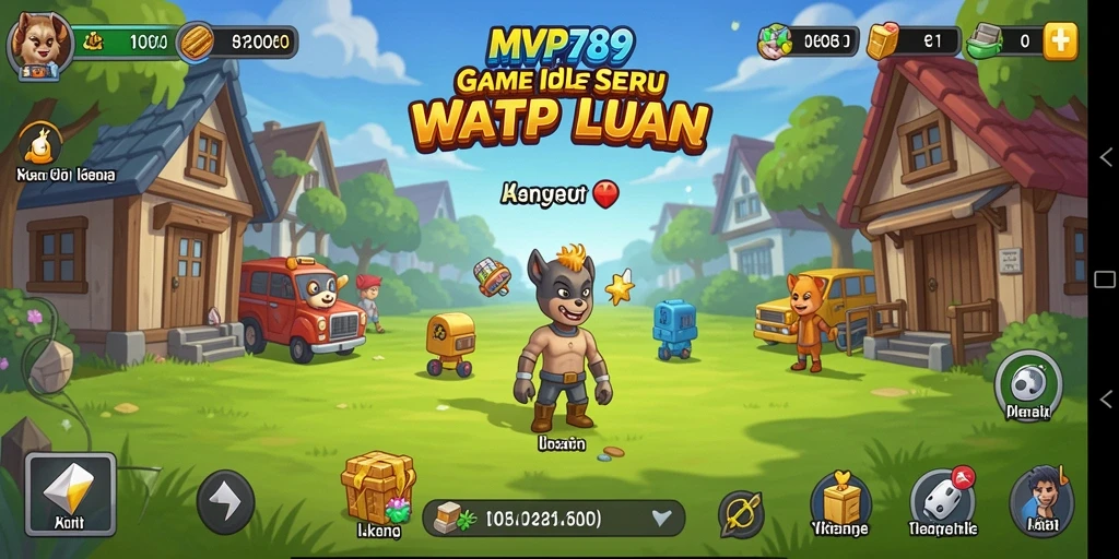 Screenshot utama MVP789 menampilkan gameplay Idle yang menarik.