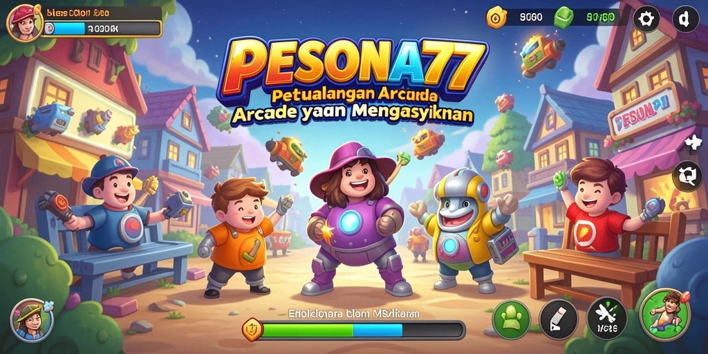 Screenshot PESONA77 menampilkan gameplay Arcade yang seru dan menantang.