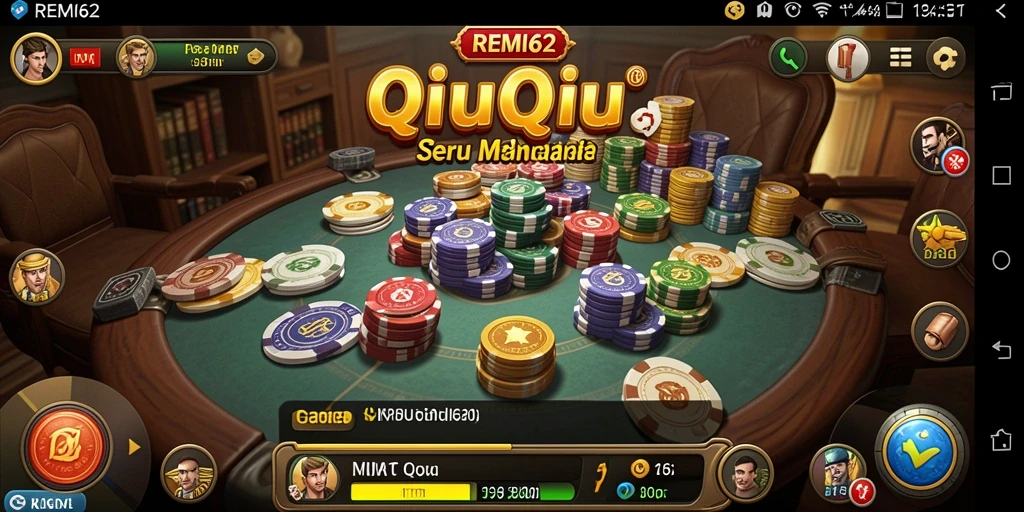 Gameplay QiuQiu yang seru dan menarik di REMI62.