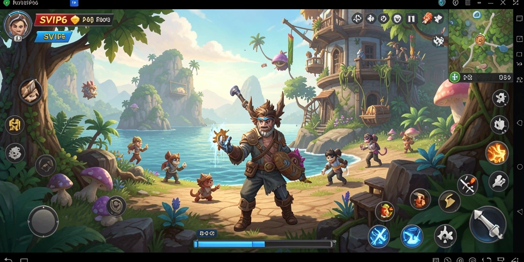 Gameplay Open World SVIP6 yang menakjubkan dan interaktif.